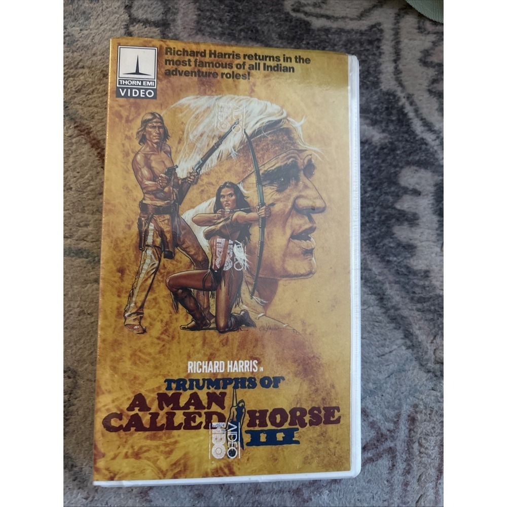 NEW Triumphs of a Man Called Horse III VHS EMI Richard Harris Native American